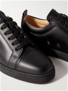 Christian Louboutin - Louis Junior Leather Sneakers - Black