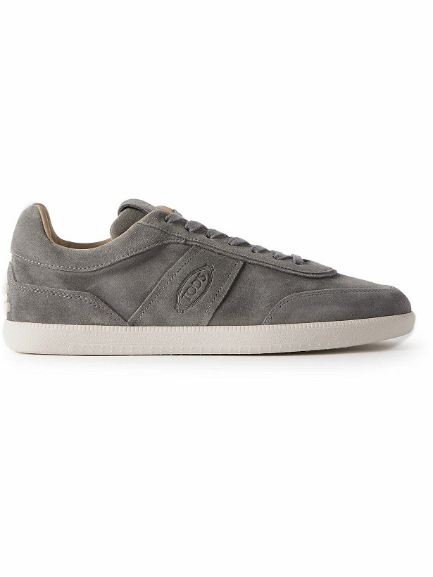 Photo: Tod's - Suede Sneakers - Gray