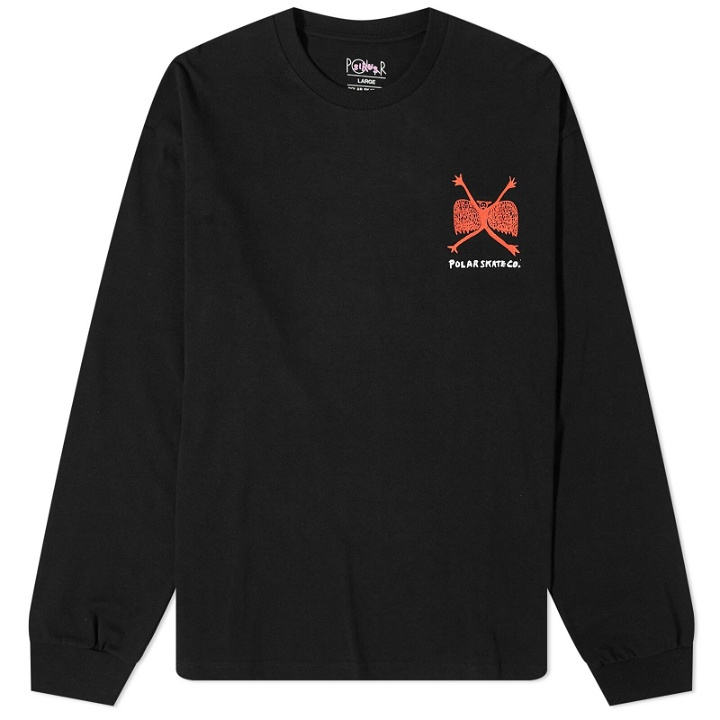 Photo: Polar Skate Co. Men's Welcome To The New Age Long Sleeve T-Shirt in Black