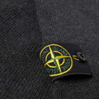 Stone Island Men's Lambswool Crew Knit in Charcoal