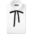 Gucci - Pre-Tied Silk-Grosgrain Bow Tie - Black