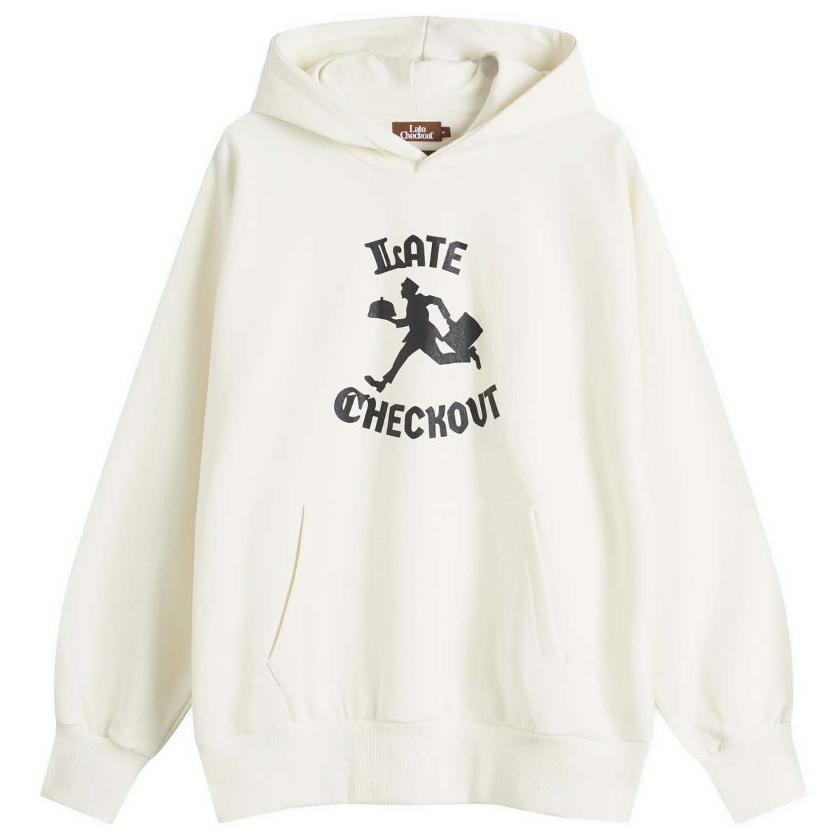 Late Checkout Men's Bellboy Popover Hoodie in White
