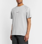 Nike - Logo-Print Cotton-Jersey T-Shirt - Gray