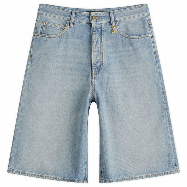 Photo: AMIRI Women's Denim Shorts in Stone Indigo