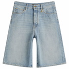 AMIRI Women's Denim Shorts in Stone Indigo