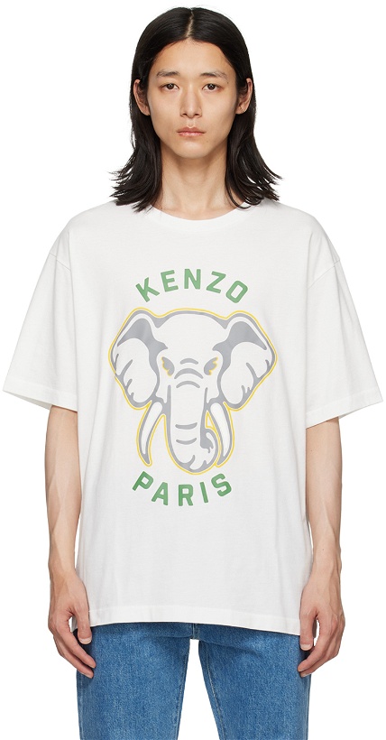 Photo: Kenzo Off-White Kenzo Paris Elephant T-Shirt