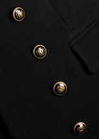Veronica Beard Claude Dicky Double-breasted Stretch-wool Blazer Black