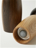 L'Objet - Picanto Natural and Smoked Oak Salt and Pepper Grinders