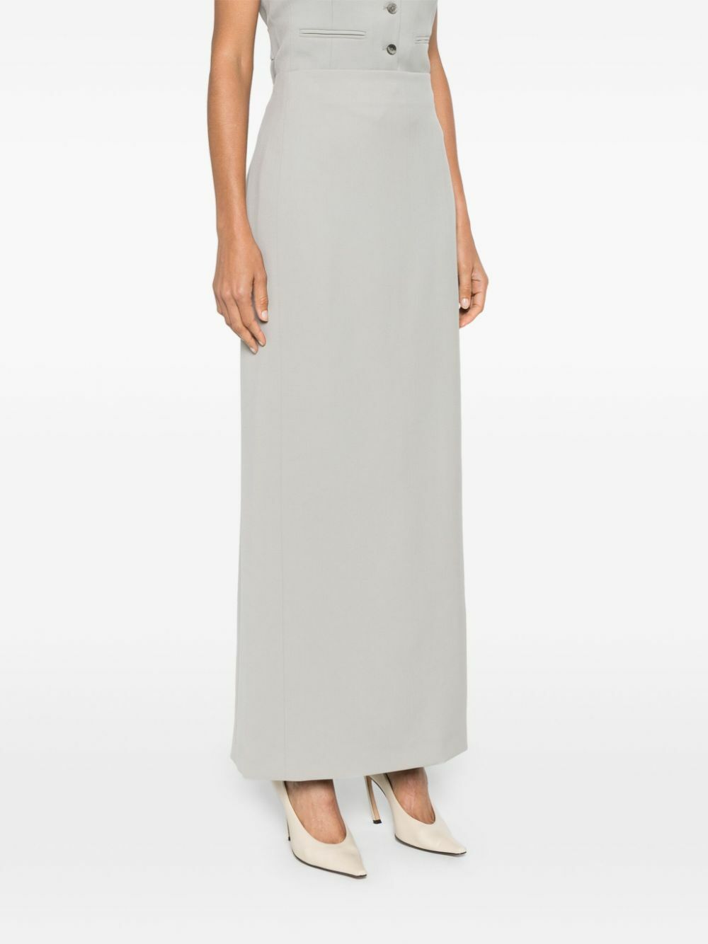WARDROBE.NYC Straight Maxi Skirt