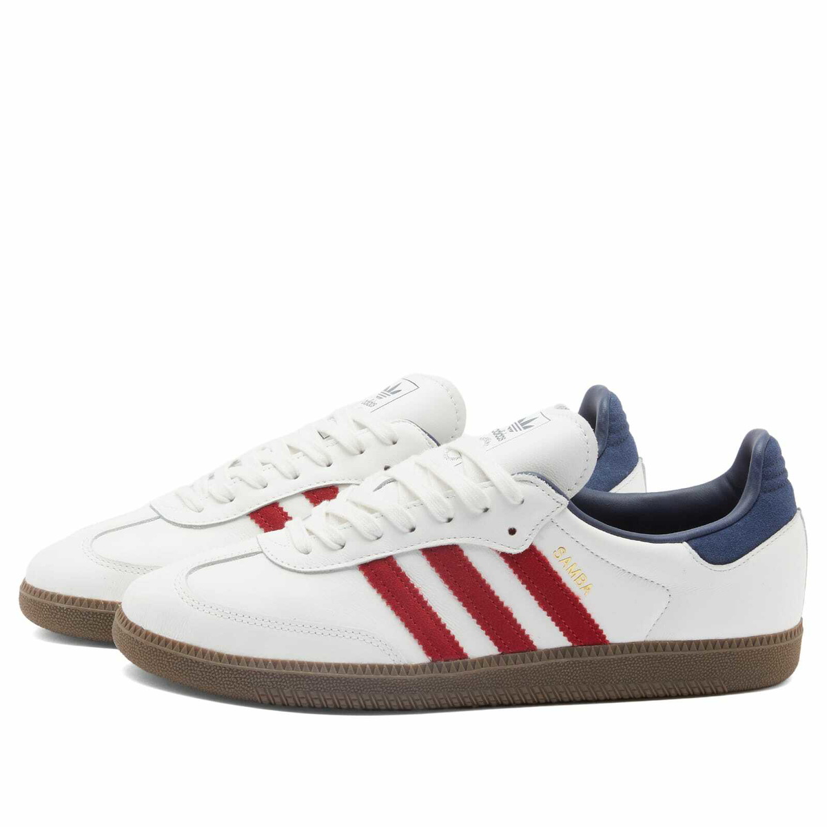 【Adidas コリア】 Samba OG Adidas Samba OG in Core White/Team Victory Red/Night Indigo