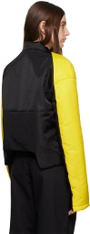 SPENCER BADU Black & Yellow Padded Jacket