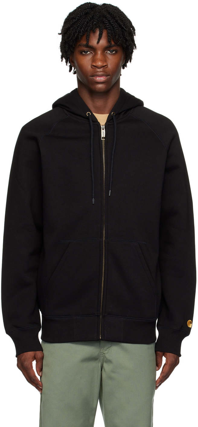 Carhartt black chase discount hoodie