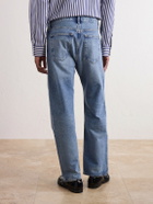 AGOLDE - Magnus Straight-Leg Distressed Organic Cotton Jeans - Blue
