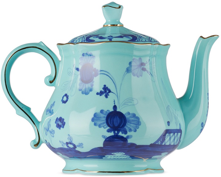 Photo: Ginori 1735 Blue Oriente Italiano Teapot