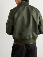 Theory - Frame Shell Bomber Jacket - Green