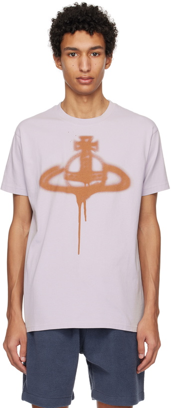 Photo: Vivienne Westwood Purple Spray Orb T-Shirt