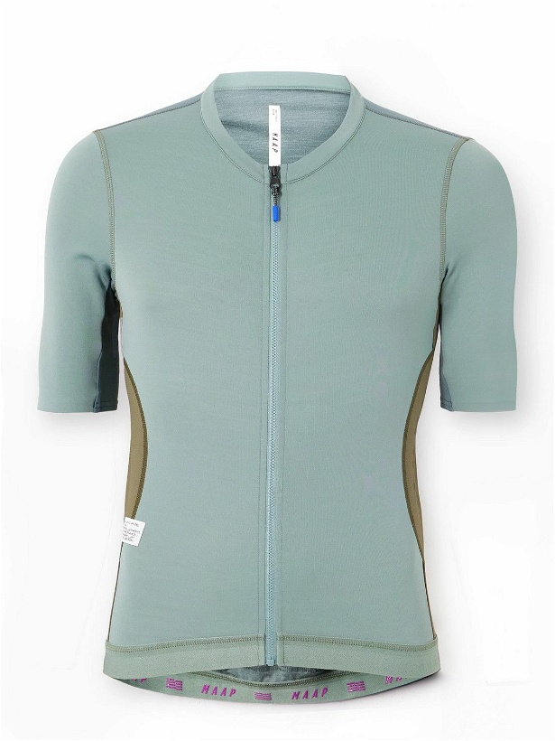 Photo: MAAP - Alt_Road Ripstop-Panelled Cycling Jersey - Green