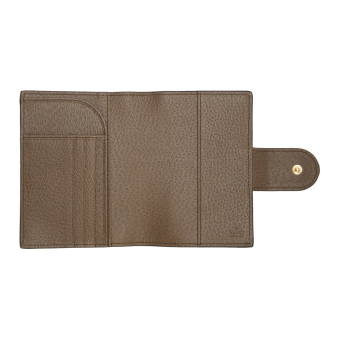 Gucci Brown GG Ophidia Passport Holder Gucci