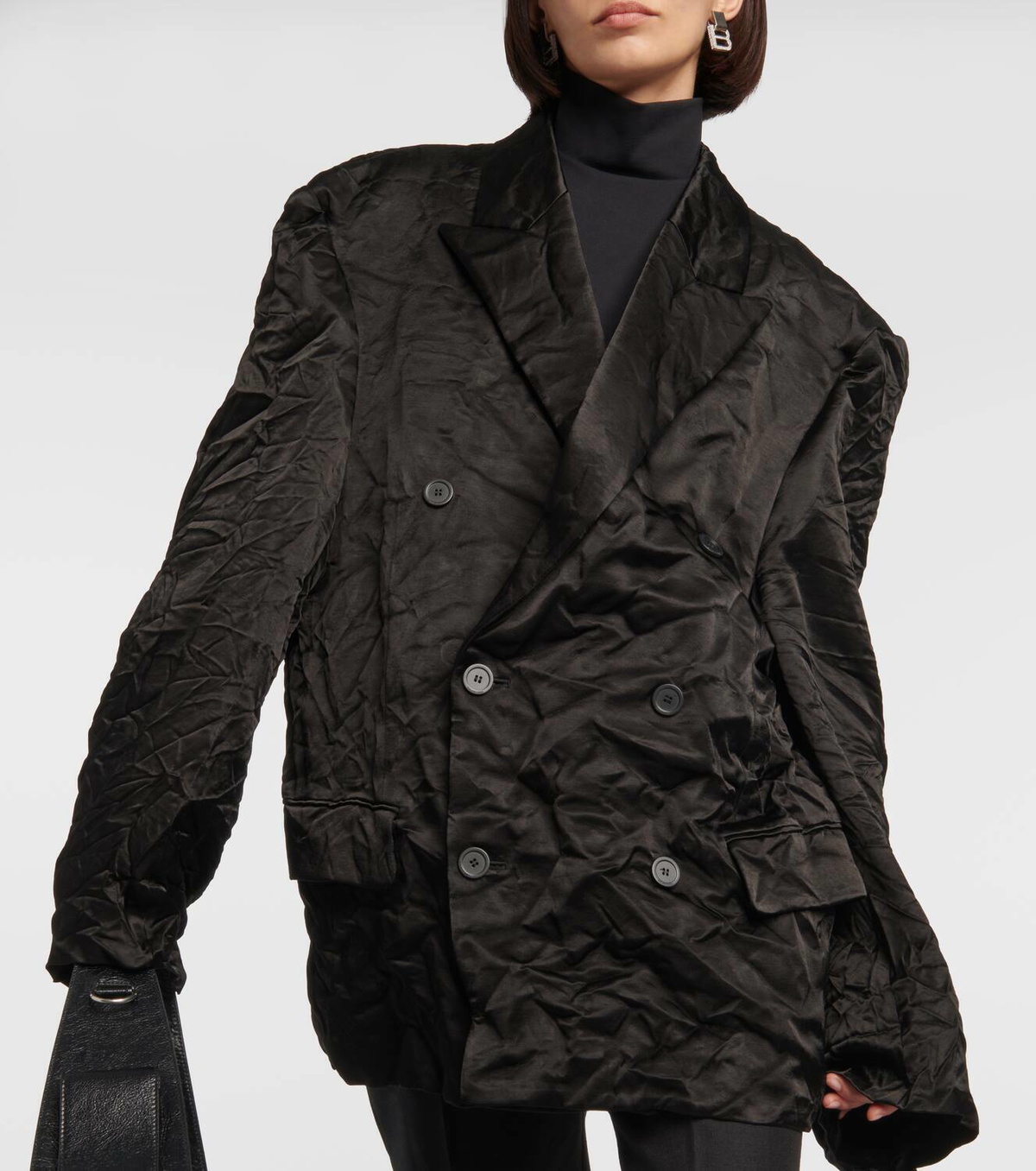 Balenciaga Steroid oversized satin blazer Balenciaga