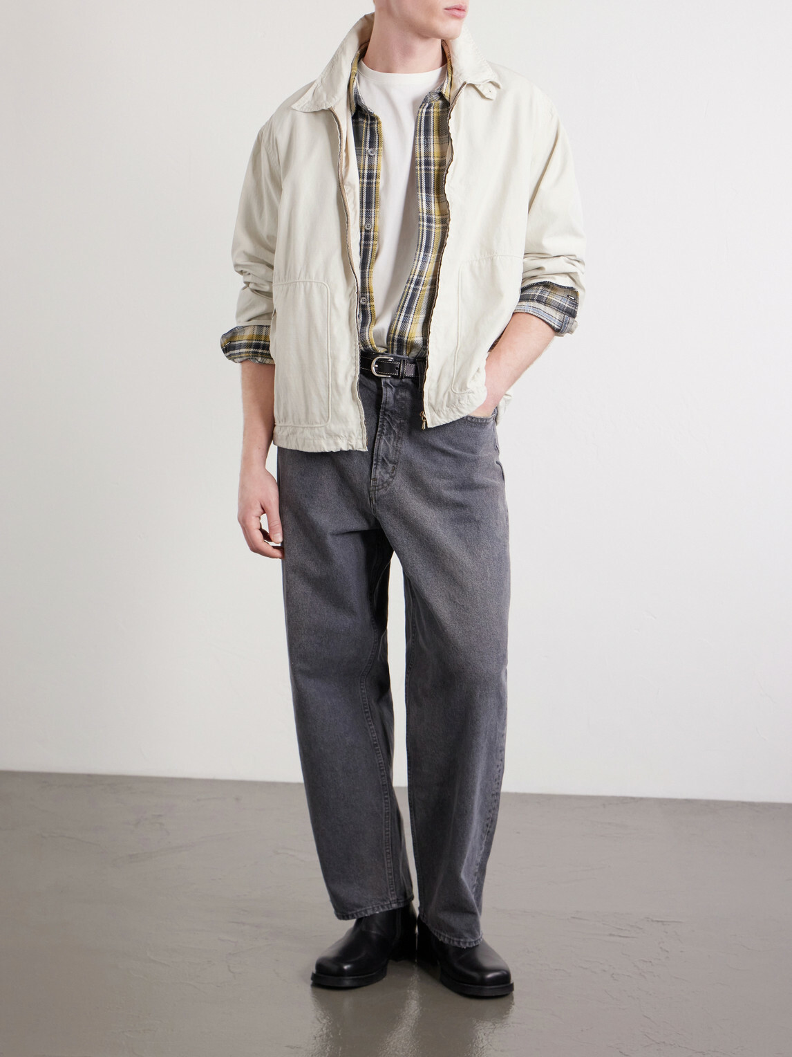 A.PRESSE - Wide-Leg Jeans - Gray