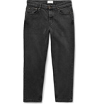 AMI - Tapered Denim Jeans - Black