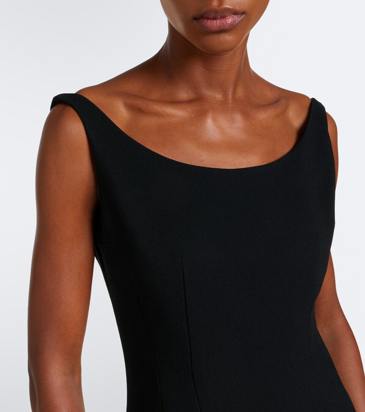 The Row Arie crêpe cady minidress