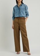 Skall Studio Millington Denim Shirt Dark Blue