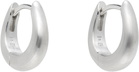 Tom Wood Liz Huggies Satin Earrings