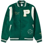 Puma x Rhuigi Varsity Jacket in Evergreen