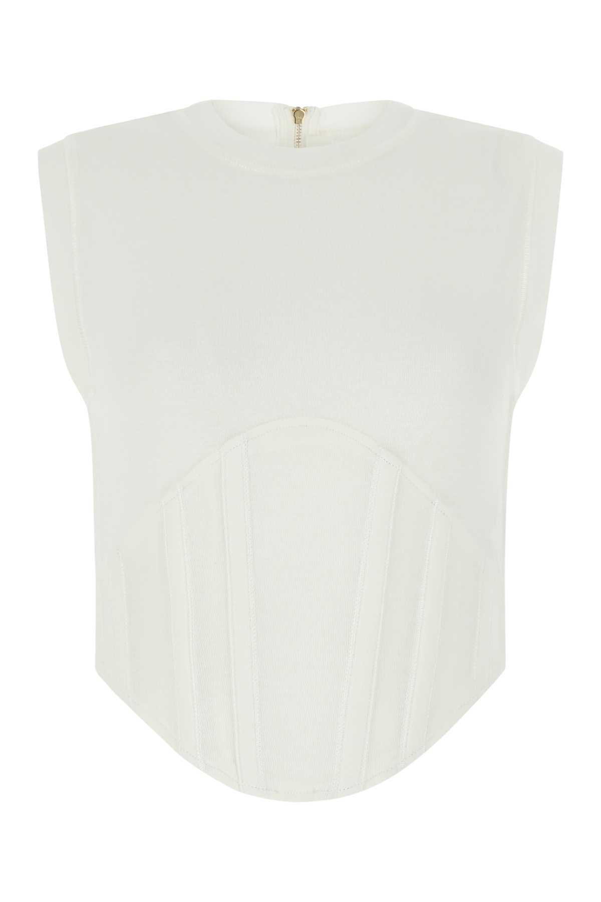Dion Lee White Garter Shirt Dion Lee