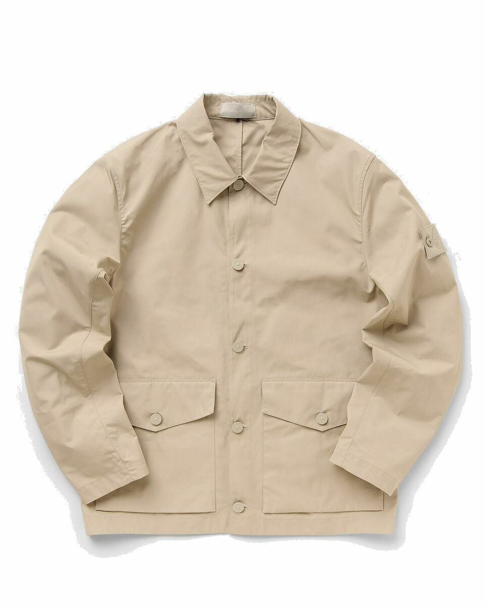 Photo: Stone Island Blouson 0 Ventile, Stone Island Ghost Piece Brown - Mens - Overshirts