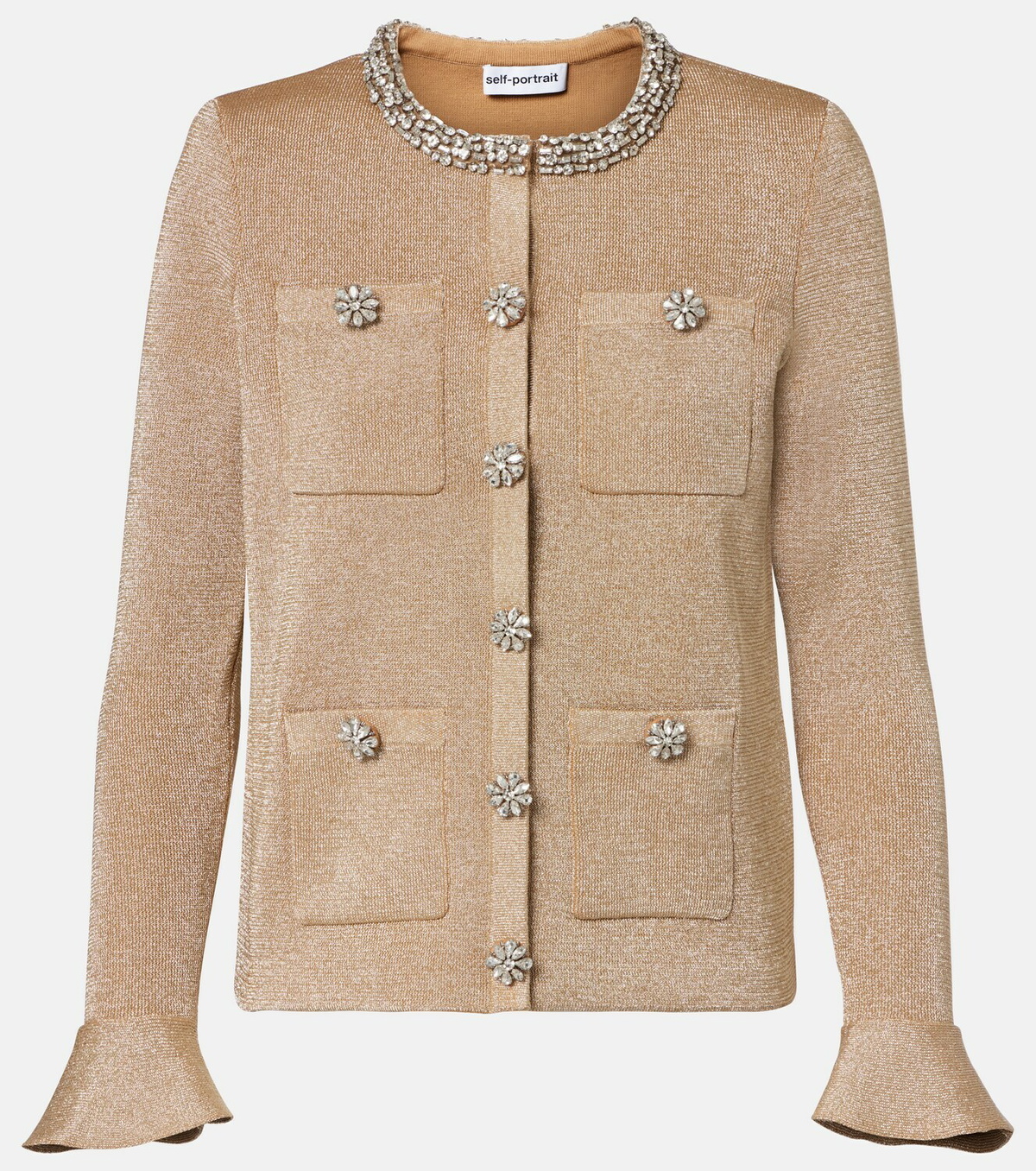 Self-Portrait Embellished cardigan