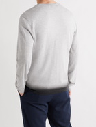 JAMES PERSE - Slim-Fit Ombré Cashmere Sweater - Gray