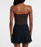 Karla Colletto Ines scalloped miniskirt