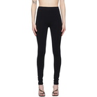 Helmut Lang Black Jersey Leggings