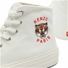 Kenzo Men's High Top Canvas Sneakers in White