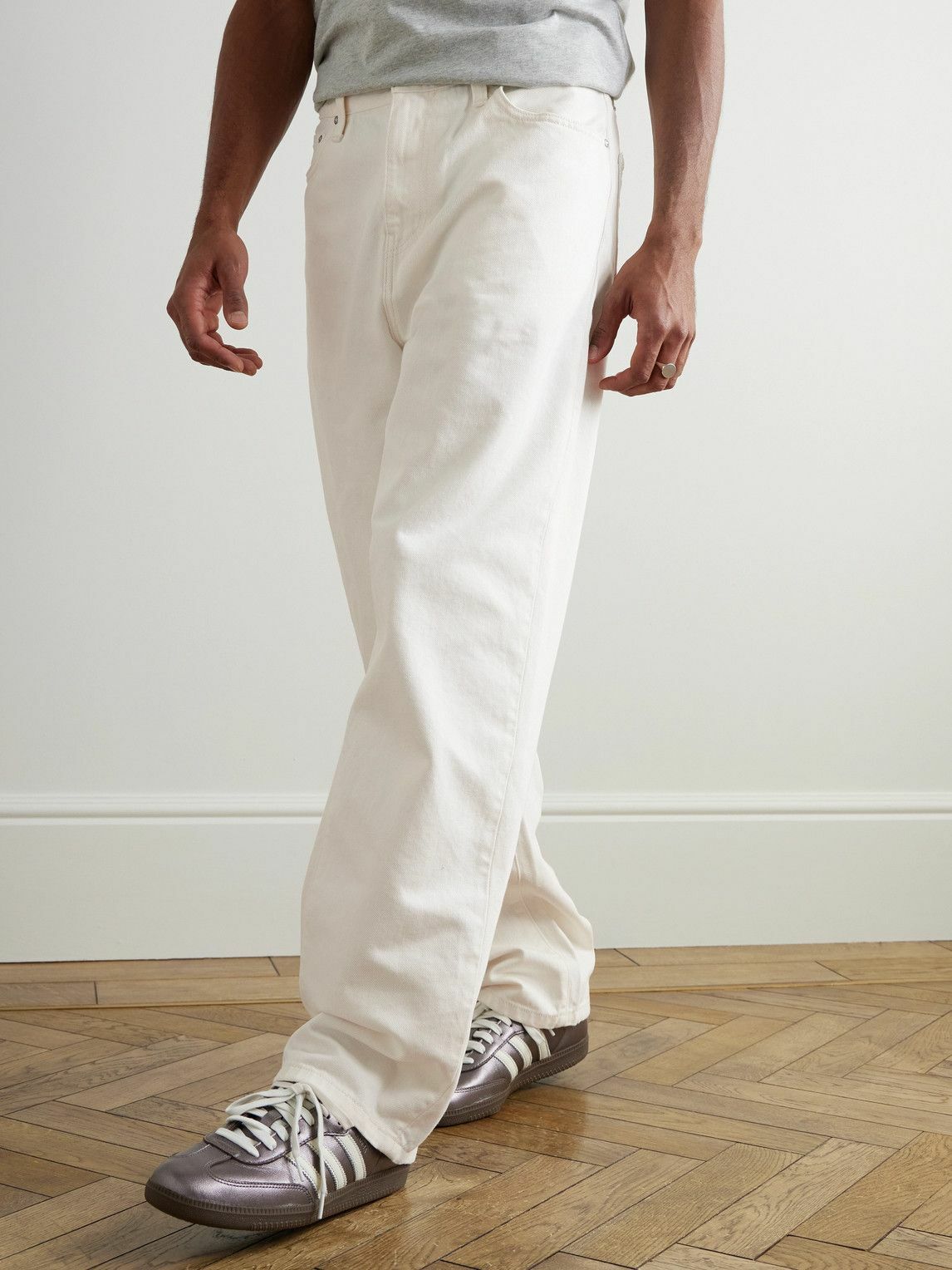 Carhartt WIP - Aaron Straight-Leg Logo-Appliquéd Jeans