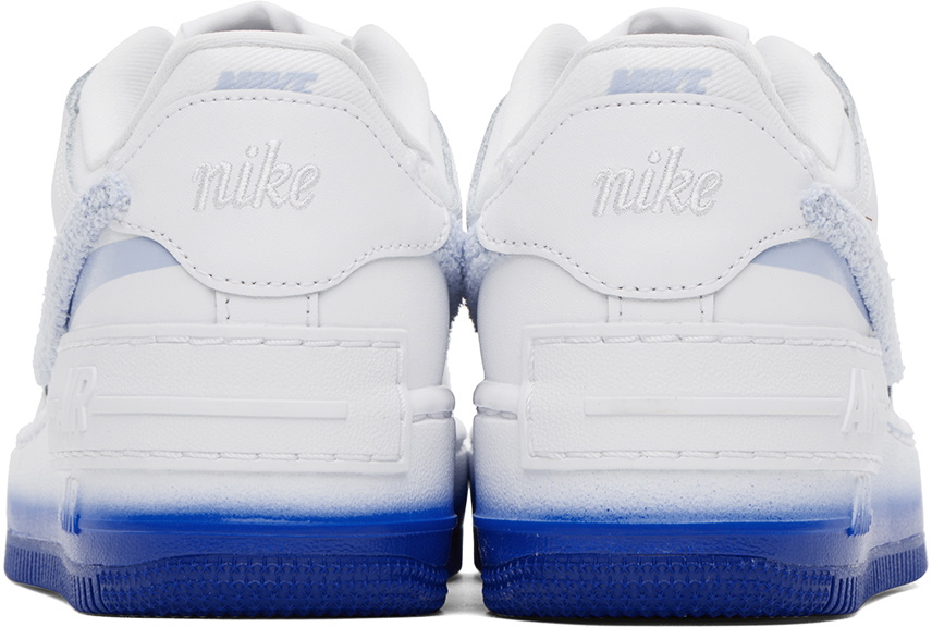 Nike Air Force 1 Shadow sneakers in white/glacier blue