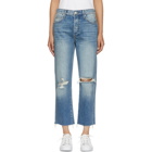 Amo Blue High-Rise Loverboy Jeans