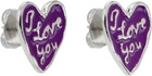 Chopova Lowena Silver Lovers Earrings