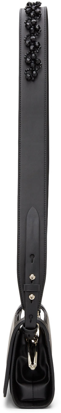 Simone Rocha Black Leather Snap Wallet Bag Simone Rocha