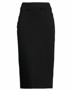 Manila Grace Womens Midi skirt in Black
