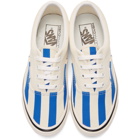 Vans Blue and White Striped Era 95 DX Sneakers