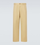 Loro Piana Fuji cotton twill straight pants