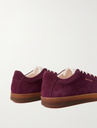 Paul Smith - Vantage Leather-Trimmed Suede Sneakers - Burgundy
