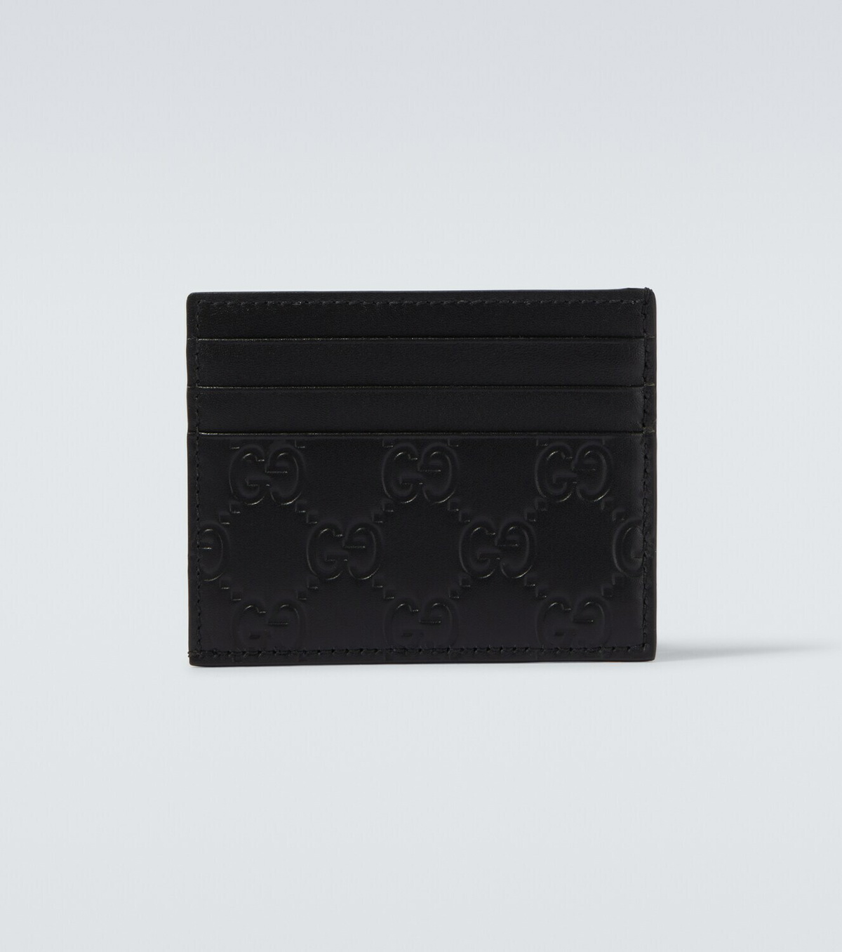 Gucci GG Emblem leather card holder