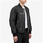 Alexander McQueen Men's Hybrid Leather Jacket in Black