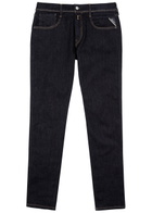 Replay Anbas Hyperflex Re-Used Slim-leg Jeans Dark Blue