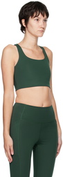 Girlfriend Collective Green Paloma Sport Bra