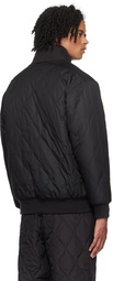 TAION Black Zip Reversible Down Jacket